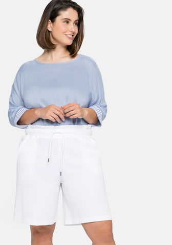 Regular Pantalon SHEEGO en blanc : devant