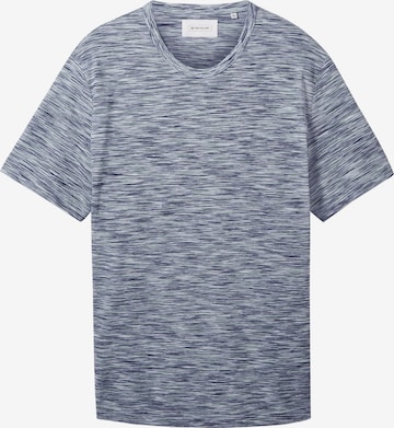 T-Shirt TOM TAILOR Men + en bleu : devant