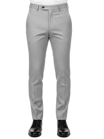 Keskin Collection Skinny Anzug 'Anzug 2 teilig Slim Fit viele Farben' in Grau