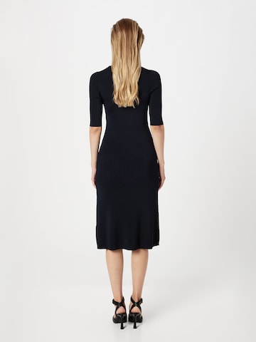 BOSS Black Knitted dress 'Frussi' in Blue