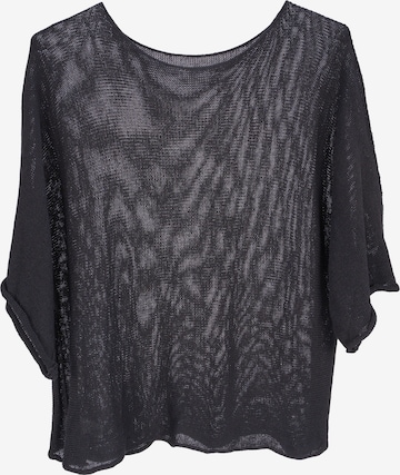 Seasons of April Trui 'Fleur' in Zwart: voorkant