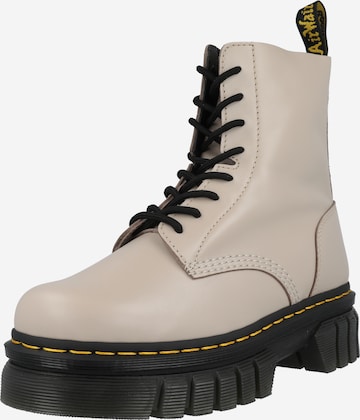Dr. Martens Lace-Up Ankle Boots 'Audrick 8i' in Grey: front