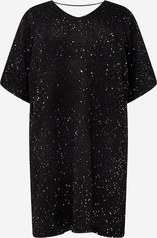 Robes en maille 'Leilani' Vero Moda Curve en noir : devant