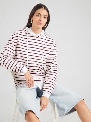 Felpa 'PCCHILLI' di PIECES in bianco: frontale