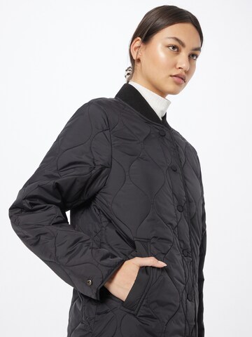 Manteau mi-saison 'Auna' Global Funk en noir