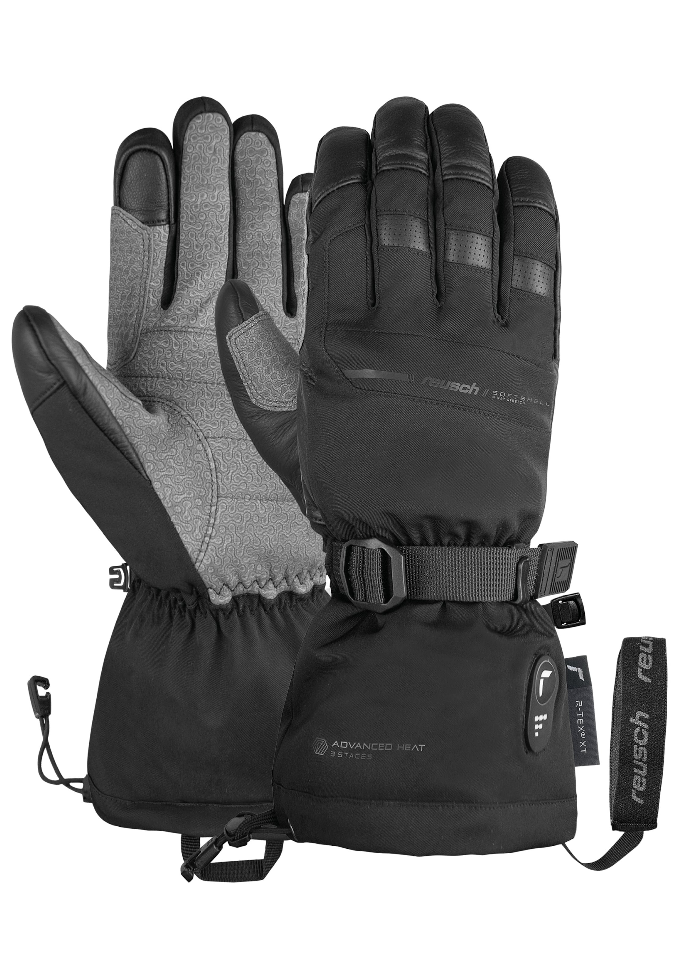 REUSCH Fingerhandschuhe 'Advanced Heat R-TEX® XT' in Schwarz: Vorderseite