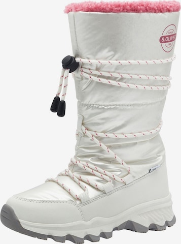 s.Oliver Snowboots in Weiß: Vorderseite