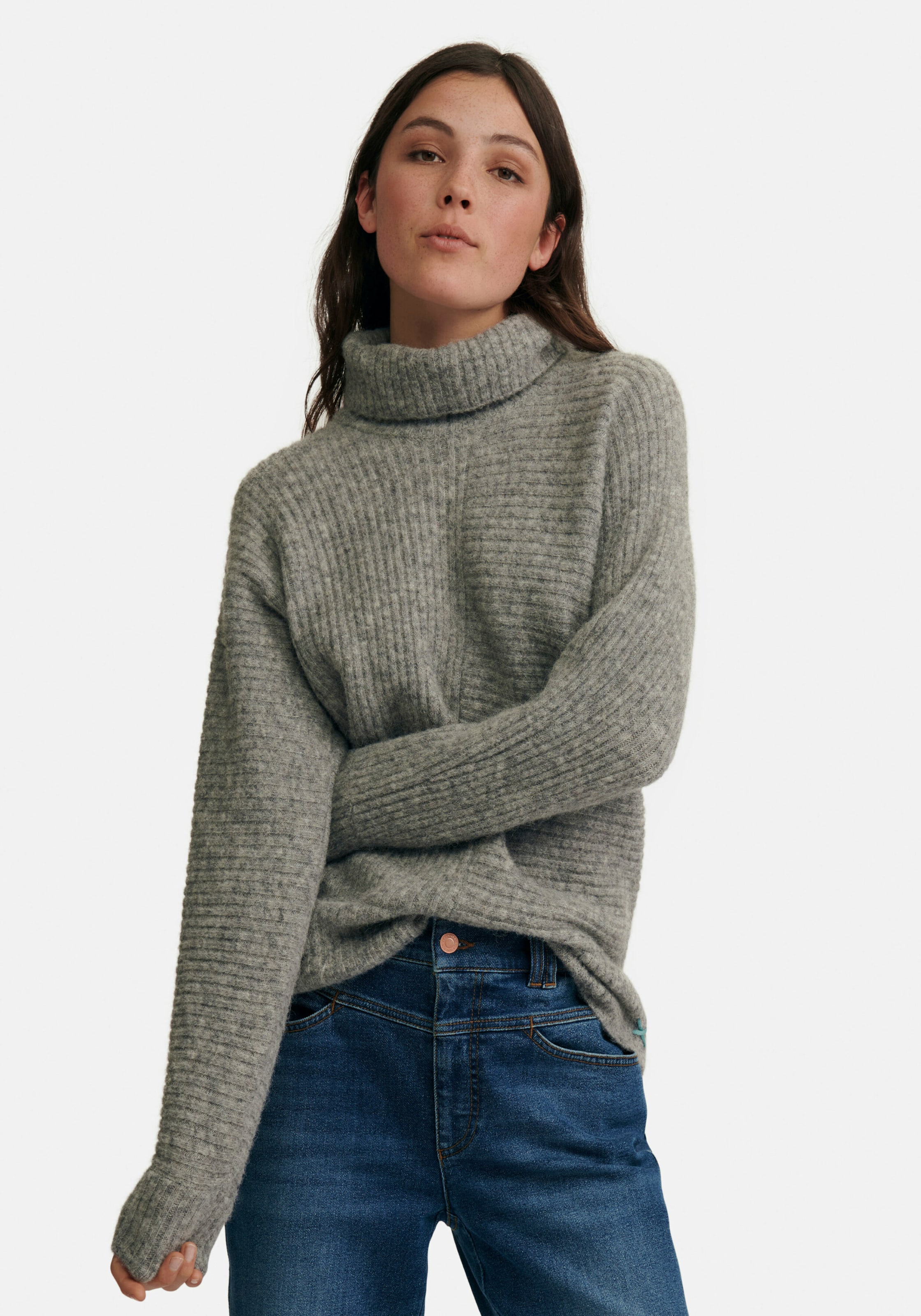 Frauen Pullover & Strick Peter Hahn Pullover in Grau - OX10260 Frauen Pullover & Strick Peter Hahn Pullover in Grau - OX10260