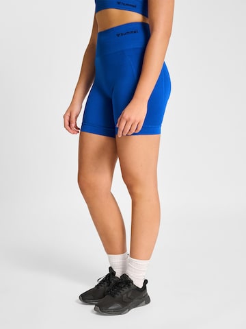 Hummel Skinny Workout Pants 'Tif' in Blue