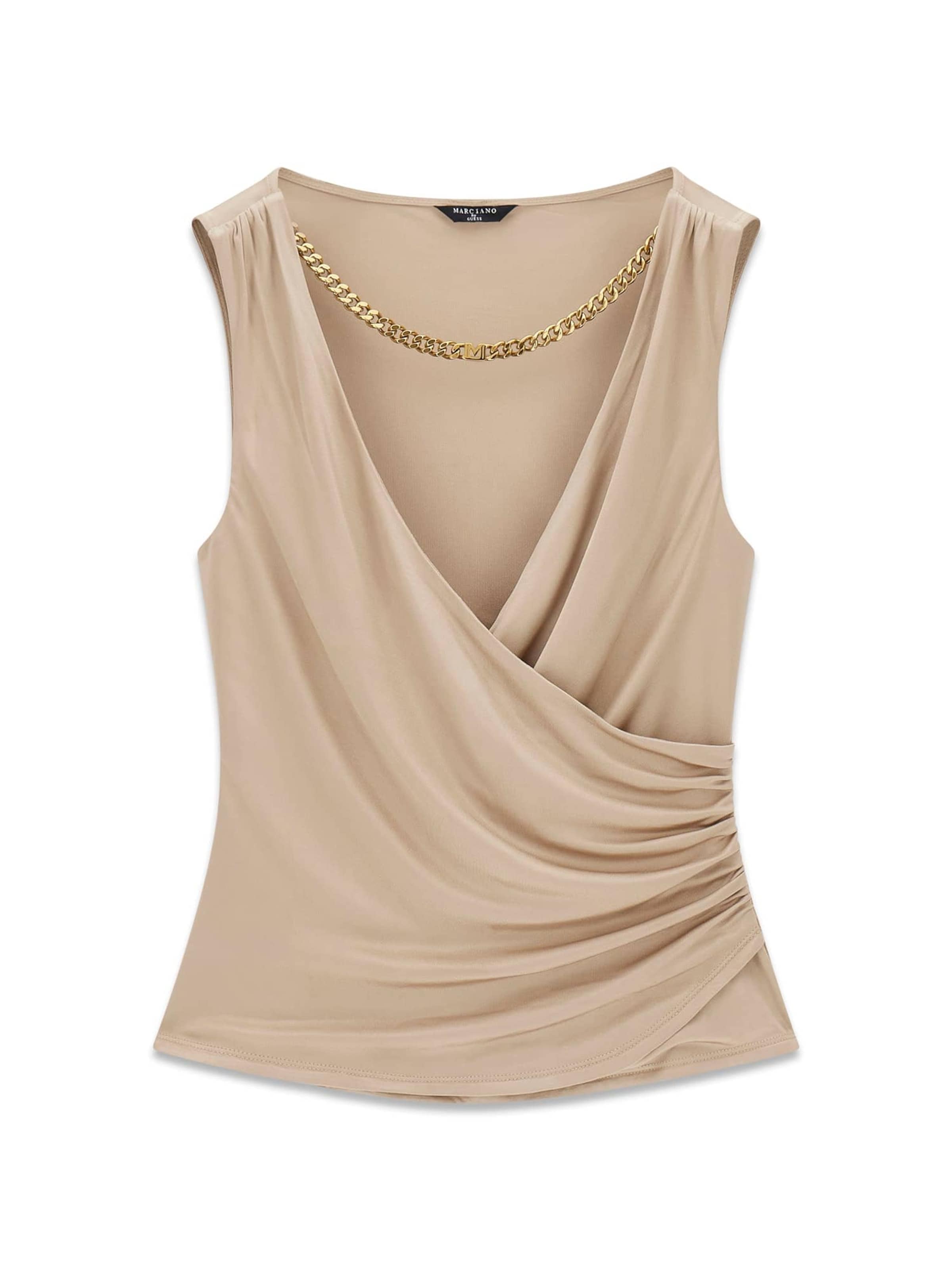 MARCIANO LOS ANGELES Top in Braun: Vorderseite