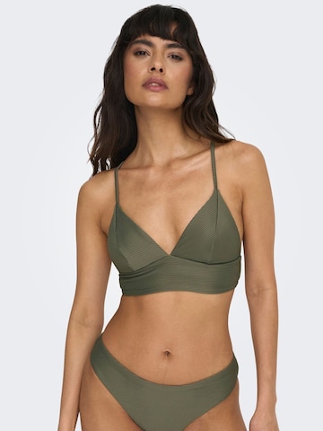 ONLY Triangel Bikini in Groen