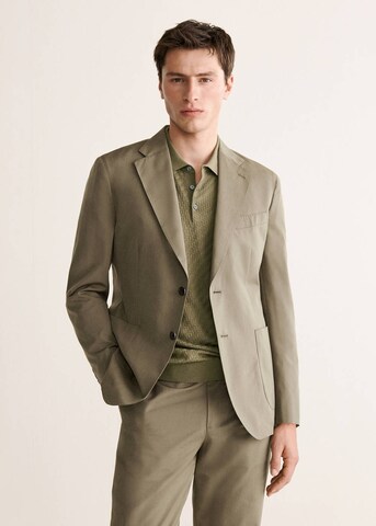 MANGO MAN Regular fit Suit Jacket 'Eden' in Green: front