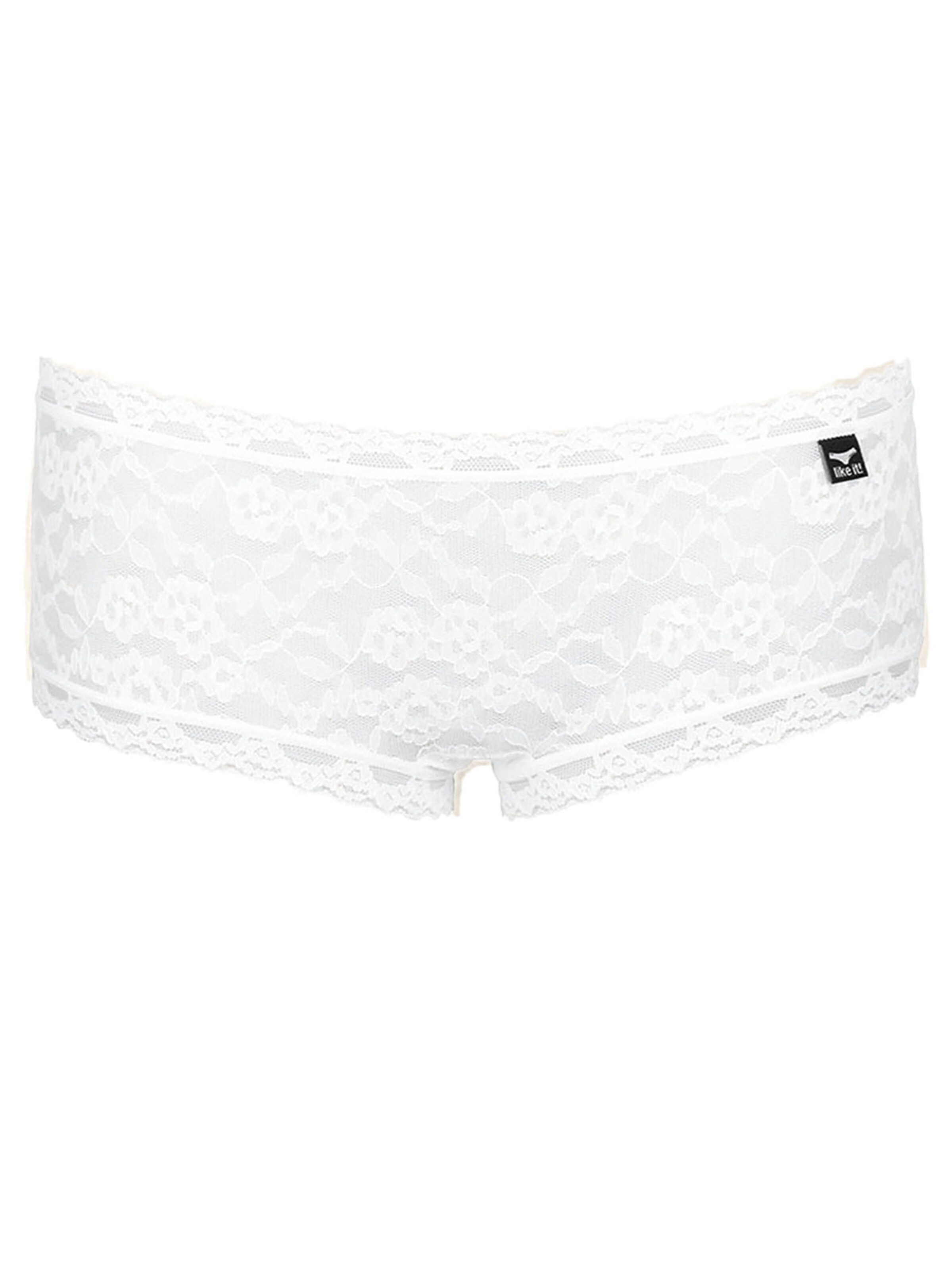 like it! Boyshorts 'Lisa' in White