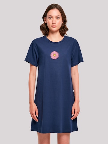 emoji couture Kleid in Blau: Vorderseite