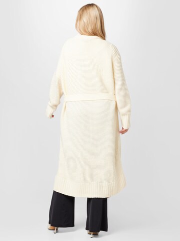 Vero Moda Curve Knit cardigan 'NONAME' in Beige