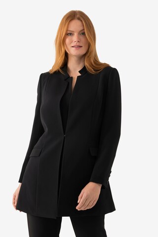 Blazer Ulla Popken en noir : devant