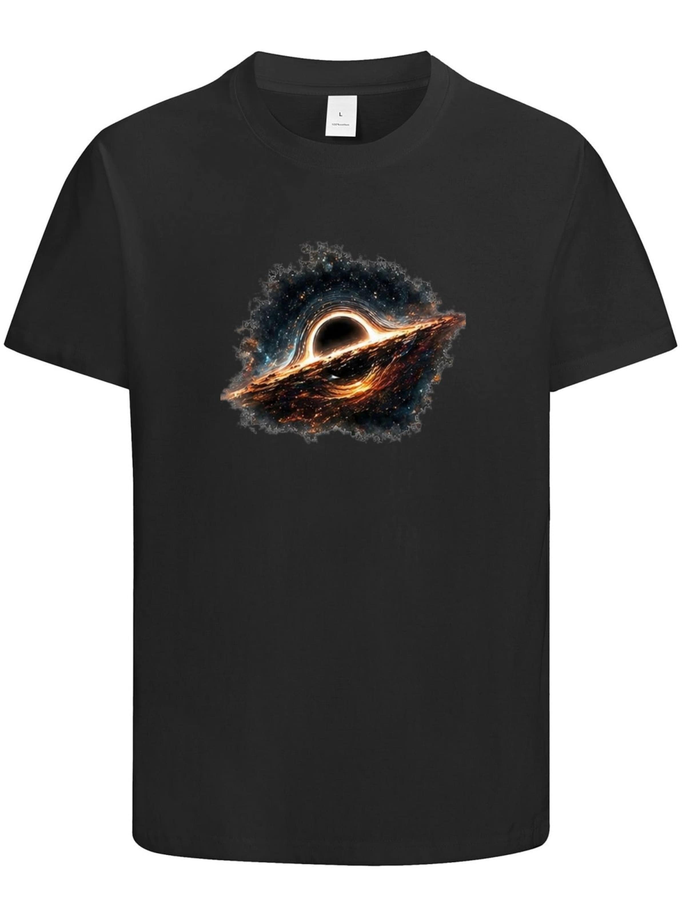 HUSKSWARE Shirt 'Grafik'‌‌‌‌‌‌‌ in Schwarz: Vorderseite