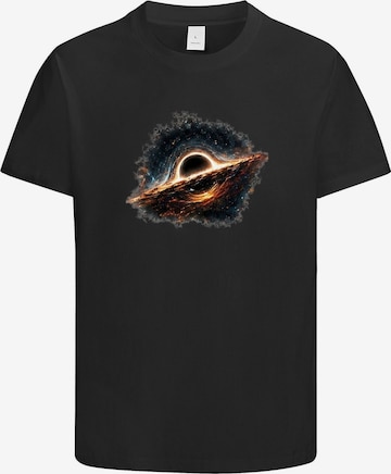 HUSKSWARE Shirt 'Grafik' in Schwarz: Vorderseite