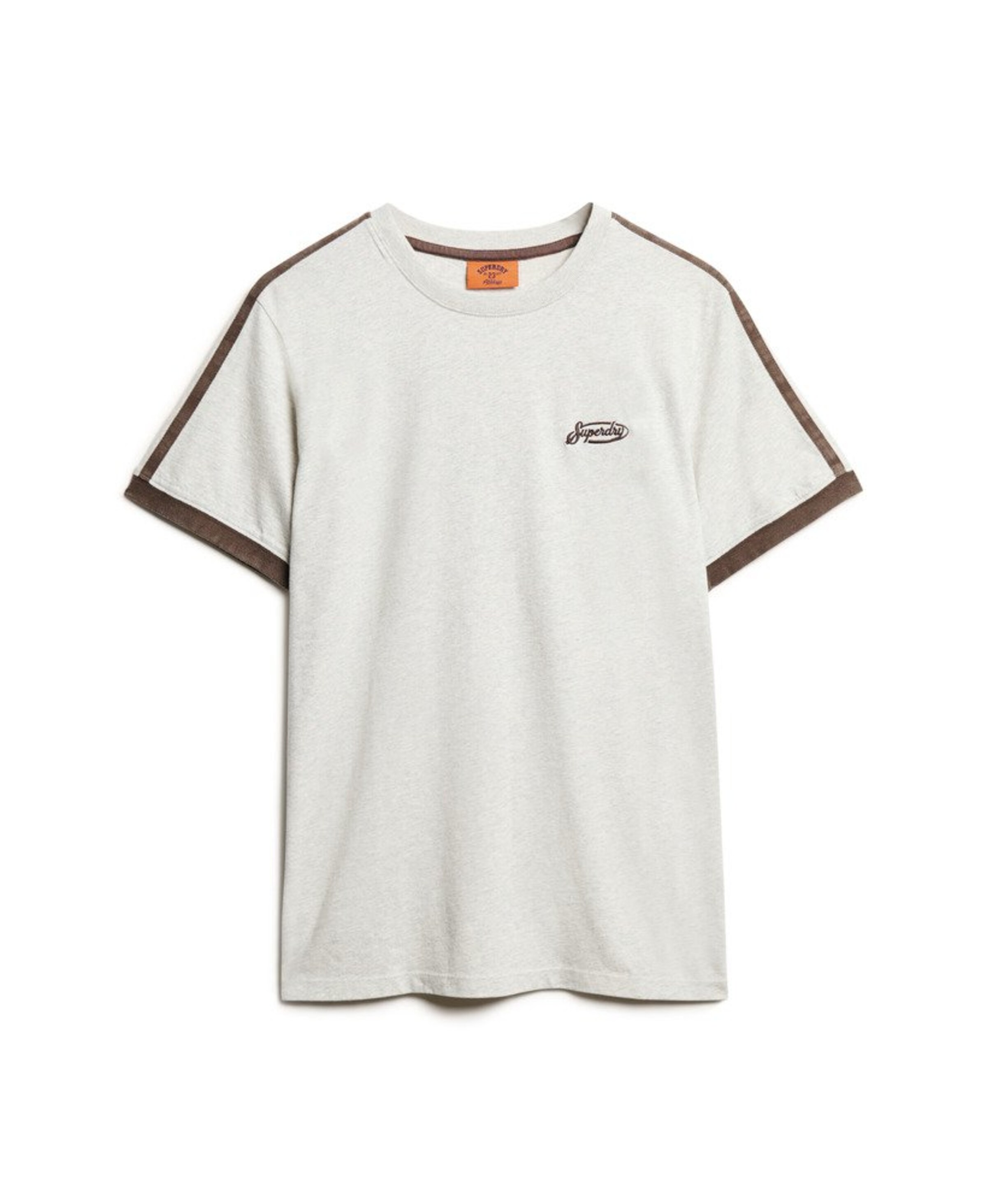 Superdry Shirt 'Essential' in Grijs: voorkant