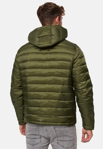 INDICODE JEANS Winterjas 'Hampshire' in Groen