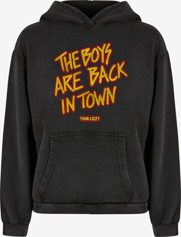 Merchcode Sweatshirt 'Thin Lizzy - The Boys Stacked' in Black: front