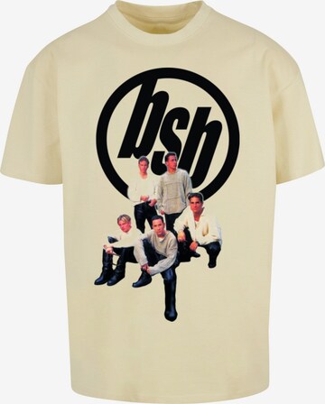 Merchcode T-Shirt 'Backstreet Boys' in Gelb: predná strana