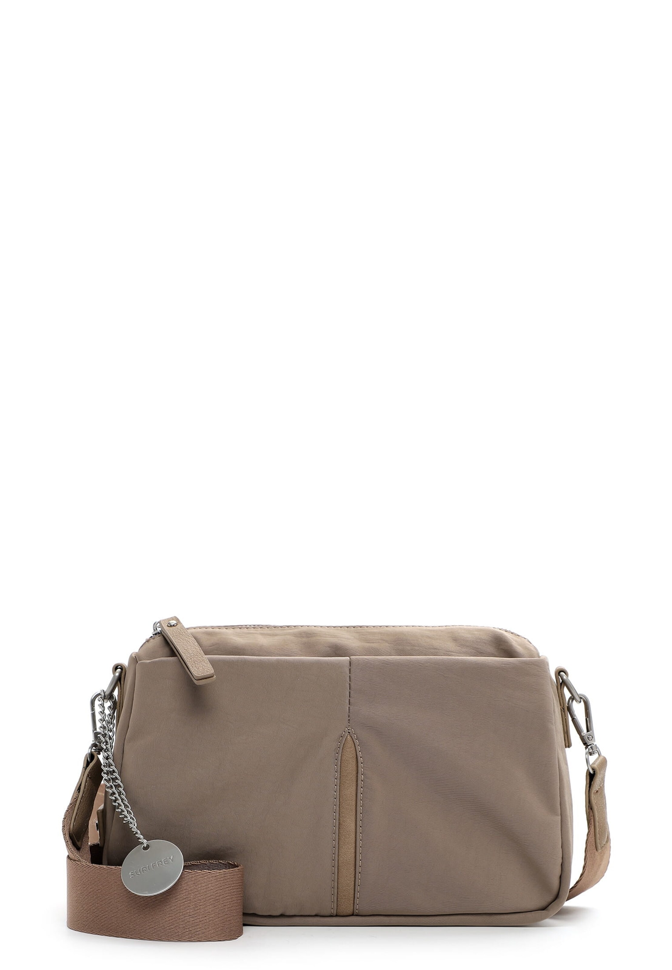 Suri Frey Schoudertas ' SFY Pauly ' in Bruin: voorkant