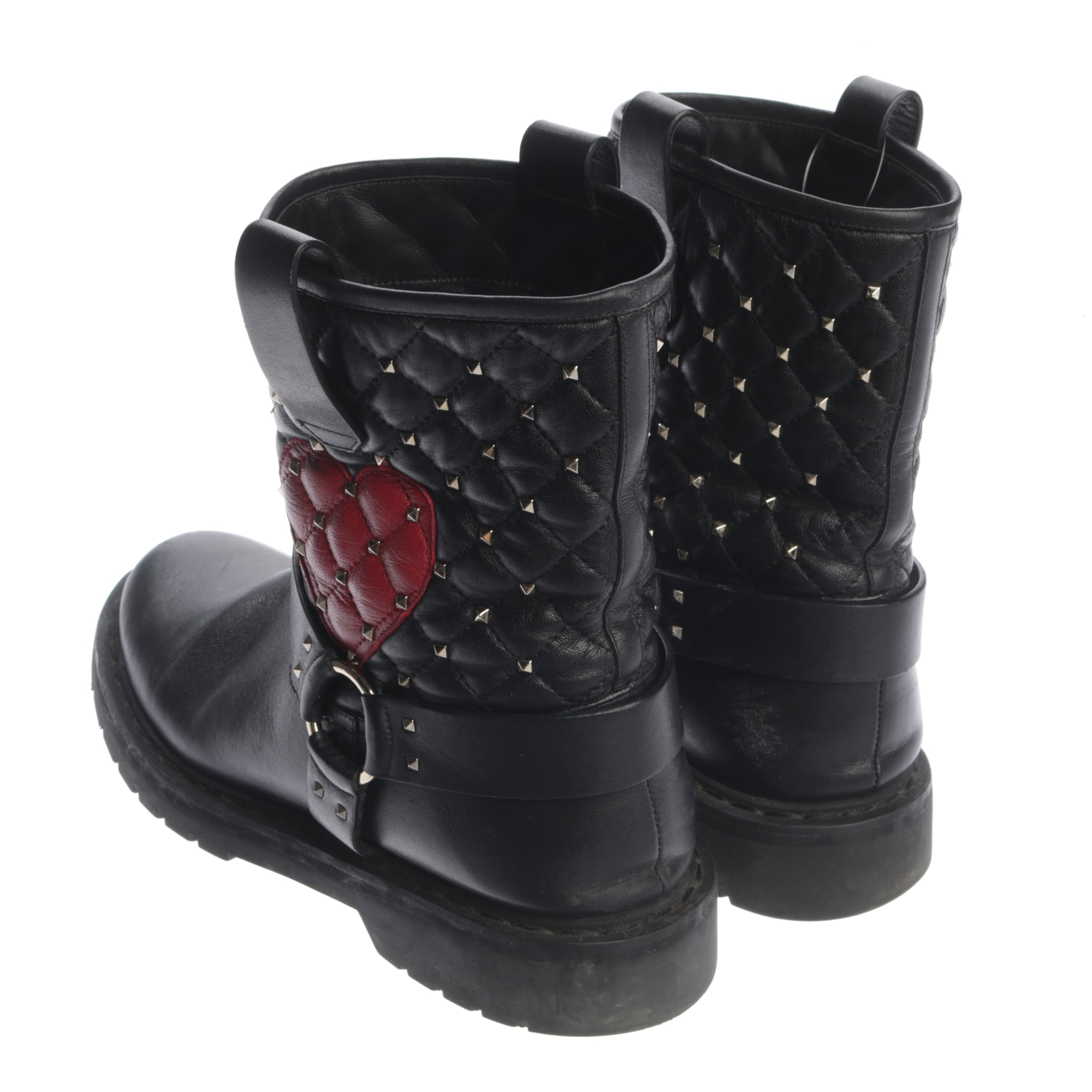 VALENTINO Dress Boots in 40 in Red