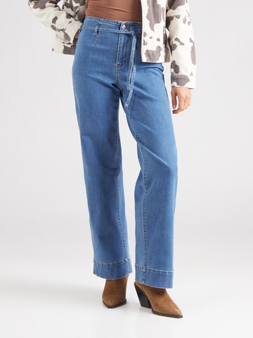 Wide Leg Jean 'ONLJuicy-Wauw' ONLY en bleu : devant