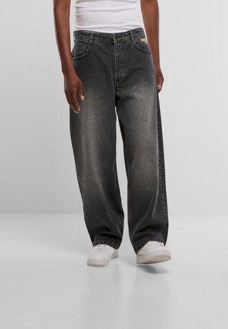 HOMEBOY Baggy Jeans 'Monster' in Black: front