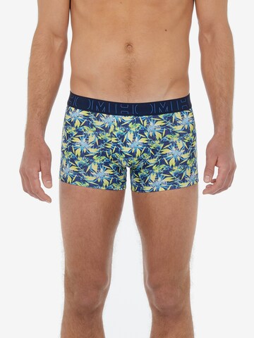 HOM Boxer shorts 'Tropical no. 2' in Blue: front