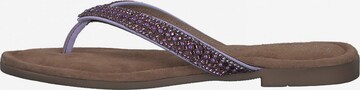 MARCO TOZZI T-Bar Sandals in Purple