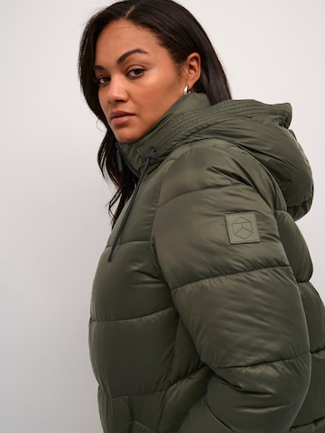 KAFFE CURVE Vinterjakke 'KCSusanna' i grøn