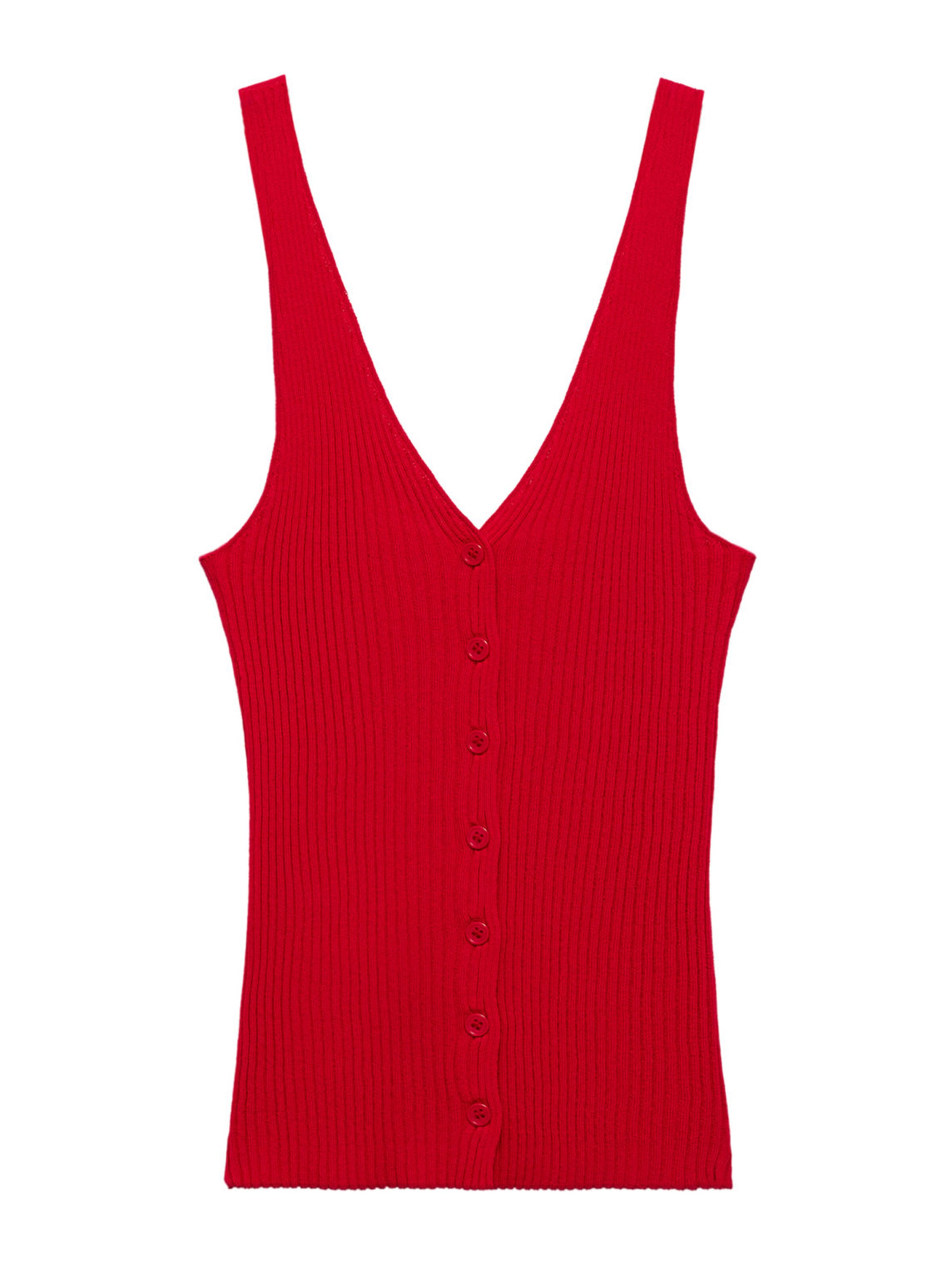 MANGO Sticktop 'LANA' i rød: forside