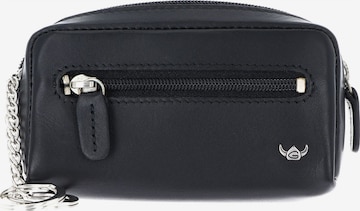 GOLDEN HEAD Etui 'Polo' in Schwarz: Vorderseite