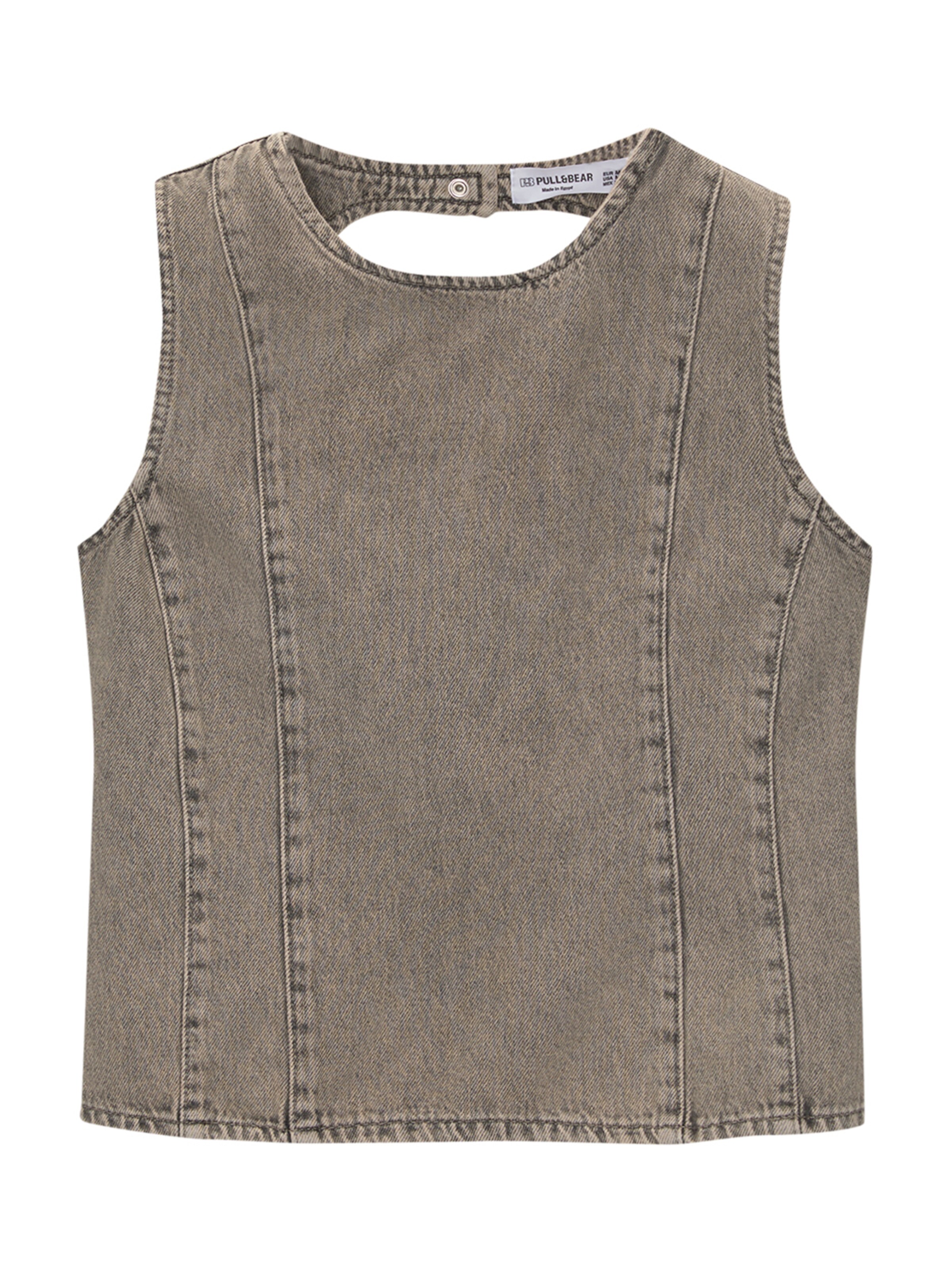 Pull&Bear Top in Braun: Vorderseite