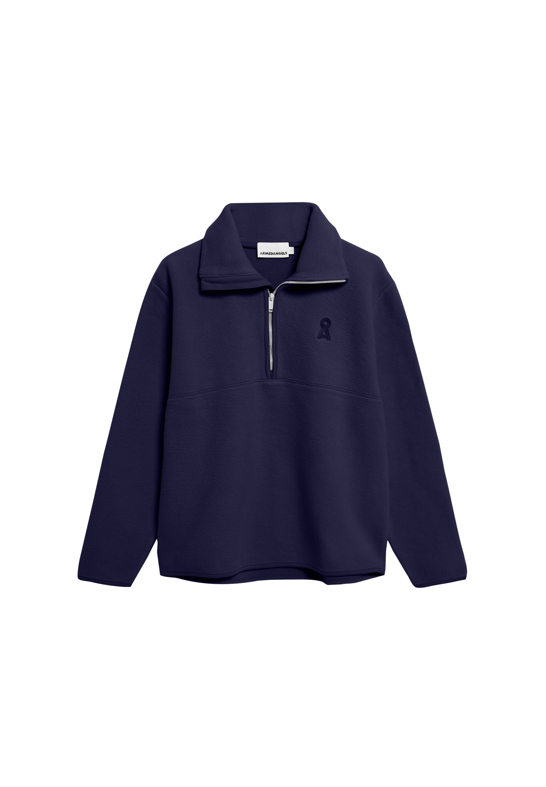 Sweat-shirt 'Haarleenaa' ARMEDANGELS en bleu : devant