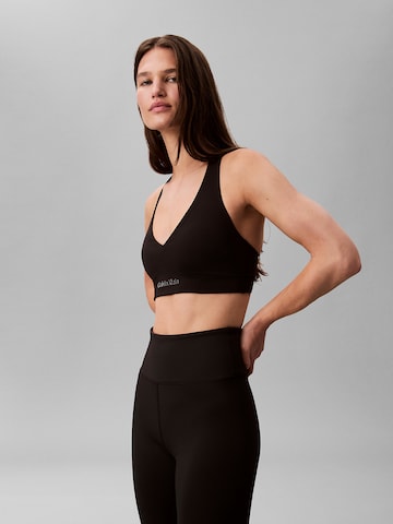 Calvin Klein Sport Bustier Sport bh in Zwart