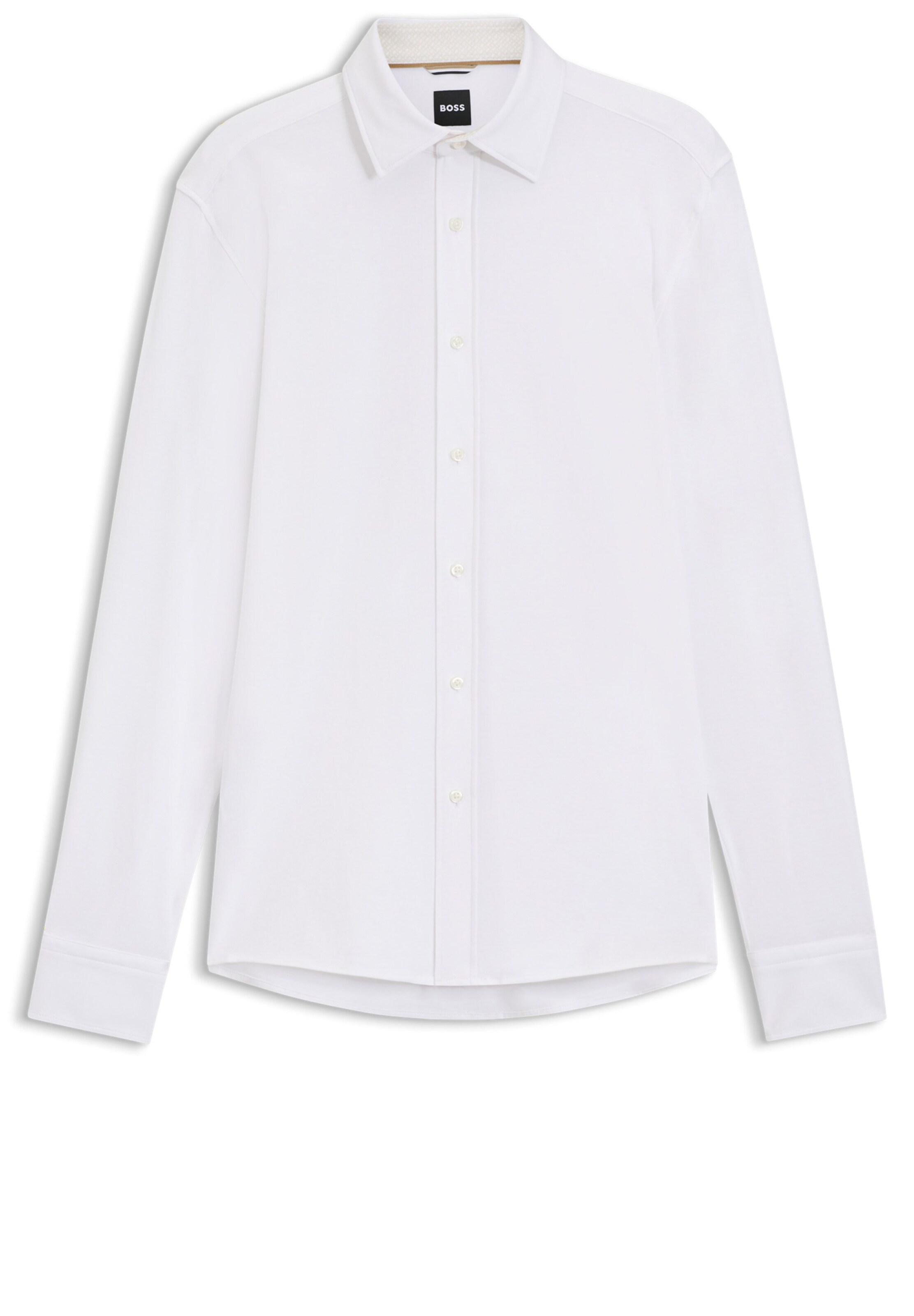 BOSS Slim Fit Hemd 'Hank ' in Weiß: Vorderseite