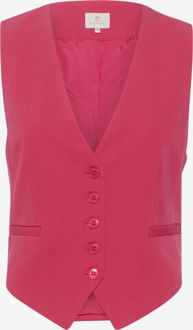 Kaffe Vest 'Sakura' i pink: forside