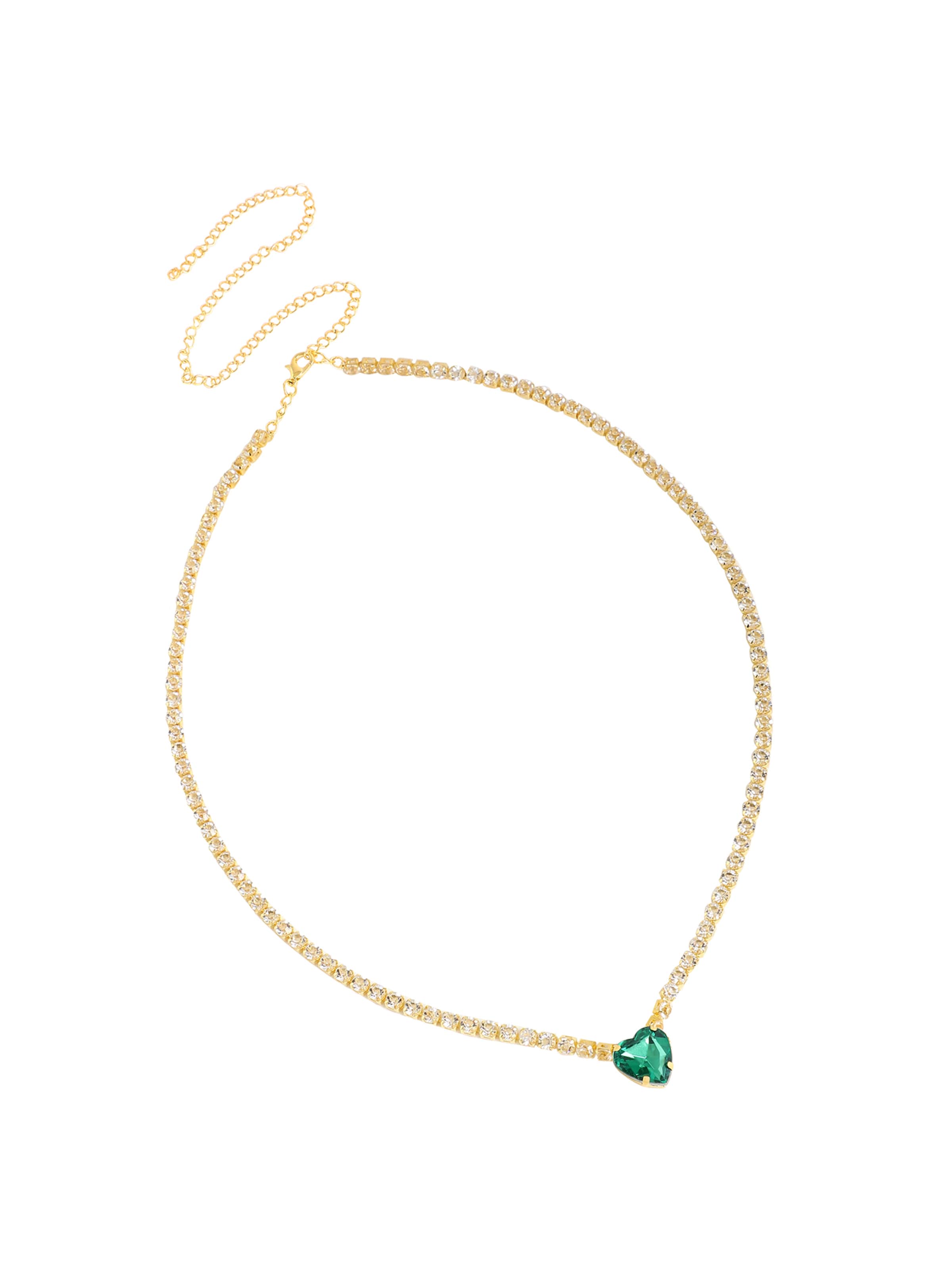 SOHI Kette 'Malina' in Silber: Vorderseite