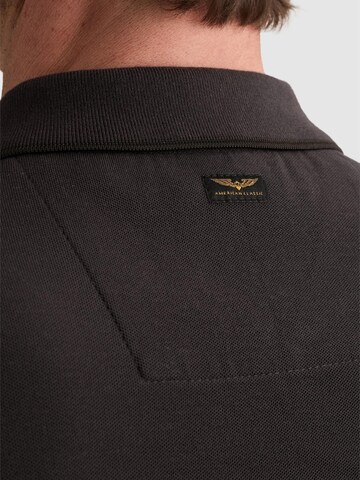 PME Legend Shirt 'PME LEGEND - Polo shirt in piqué with zipper closure' in Grijs