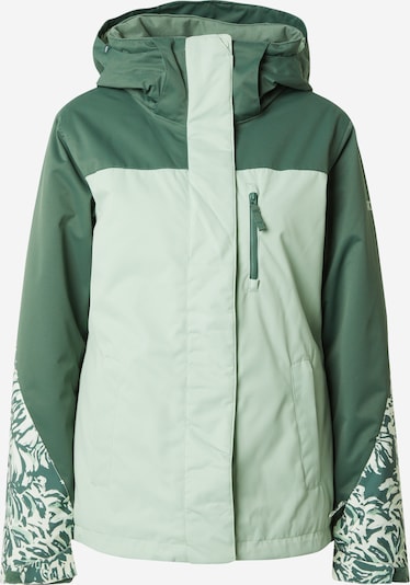 ROXY Sportjas 'JETTY' in de kleur Groen / Pastelgroen / Wit, Productweergave