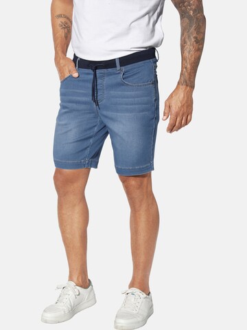 Jan Vanderstorm Loose fit Trousers 'Gullbrand' in Blue: front