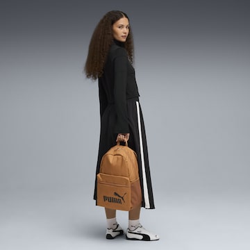 PUMA Backpack 'Phase' in Brown: front