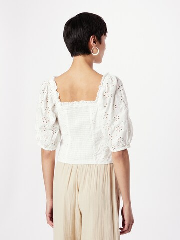 GAP - Blusa 'EYELET' em branco