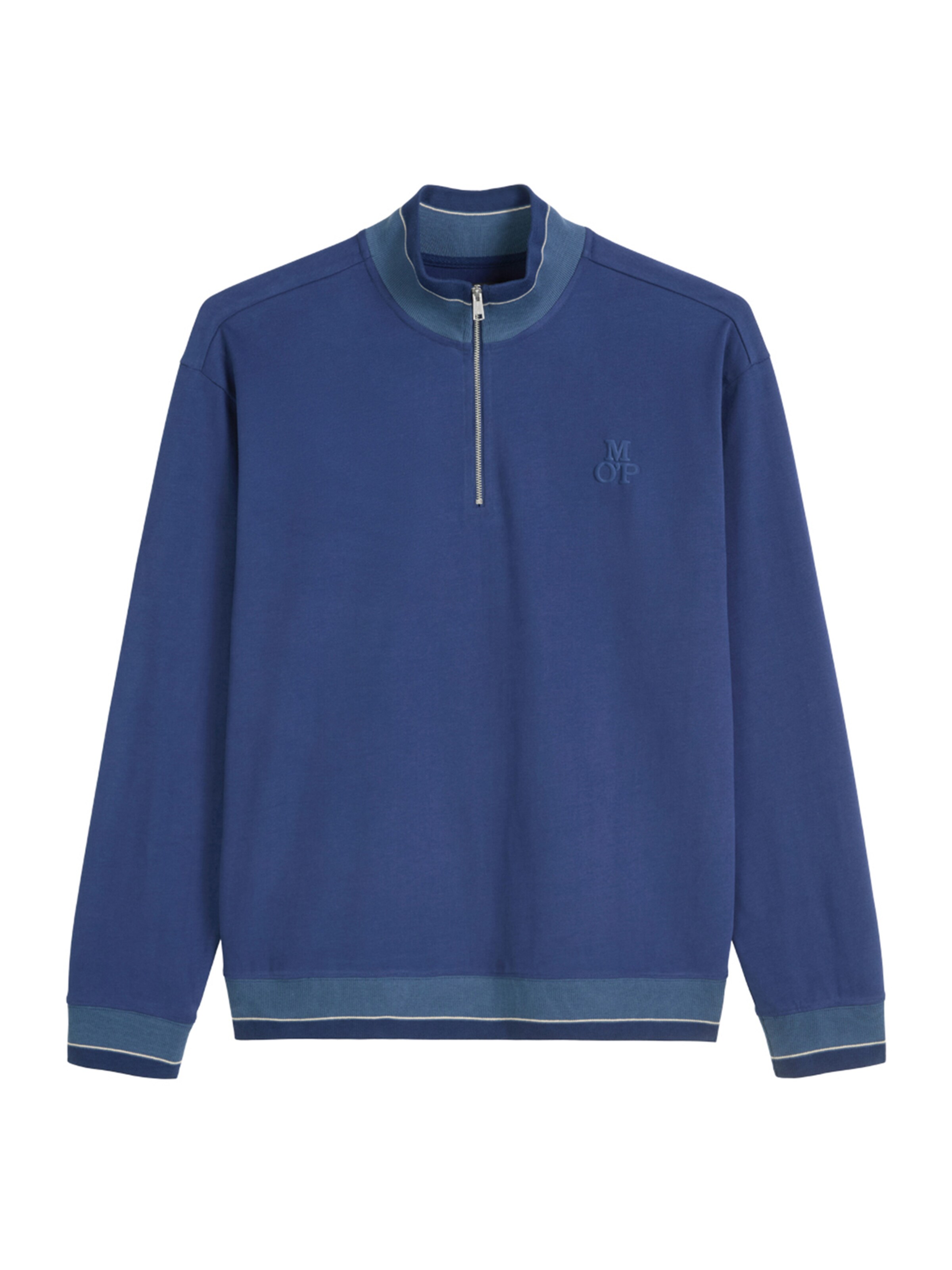 Sweat-shirt ' Heavy Jersey ' Marc O'Polo en bleu : devant