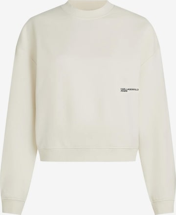 KARL LAGERFELD JEANS Collegepaita värissä beige: etupuoli