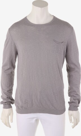 MORGANO Baumwoll-Pullover XL in Grau: predná strana