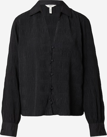 Camicia da donna 'STINA' di OBJECT in nero: frontale